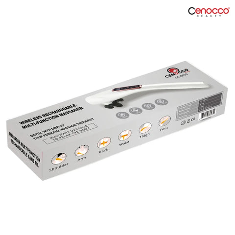 Cenocco Beauty Cc-03756: Draadloos Oplaadbaar Multifunctioneel Massageapparaat
