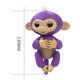 Cenocco Vingerspeelgoed Happy Monkey Purper