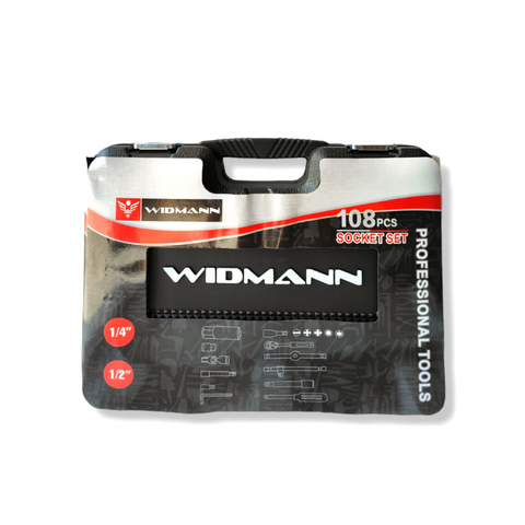 Widmann 108-piece Professional Socket Set - 1/4″ and 1/2″