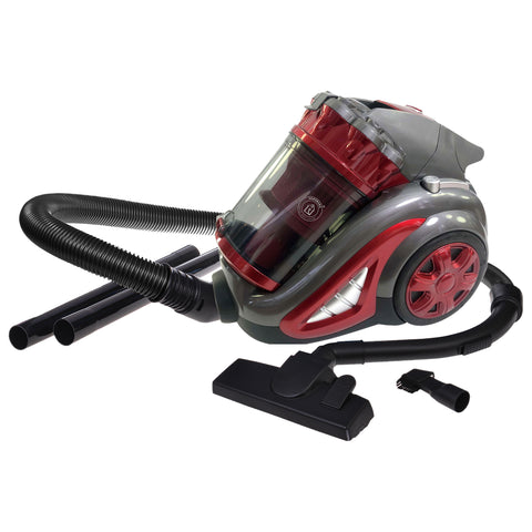 Herzberg Home &amp; Living Herzberg Hg-8047Red: Vacuum Cleaner Without Dust Bag With Multiple Cyclones